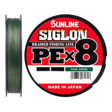 Шнур Sunline Siglon PEx8 40lb 0,27mm 150m #Dark Green