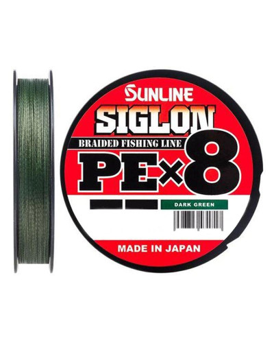 Шнур Sunline Siglon PEx8 40lb 0,27mm 150m #Dark Green