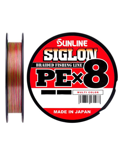 Шнур Sunline Siglon PEx8 40lb 0,27mm 150m #Multi Color