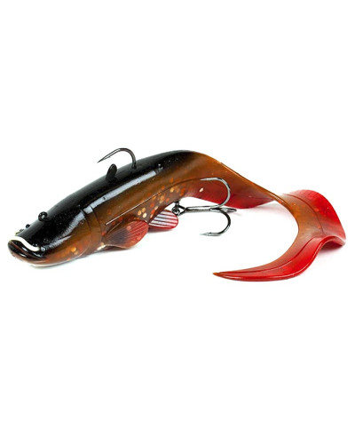 Віброхвіст DAM Effzett RL Catfish Curl Tail 200 mm #Brown