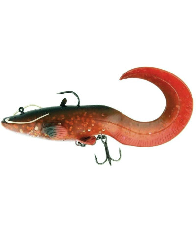 Віброхвіст DAM Effzett RL Catfish Curl Tail 200 mm #Brown