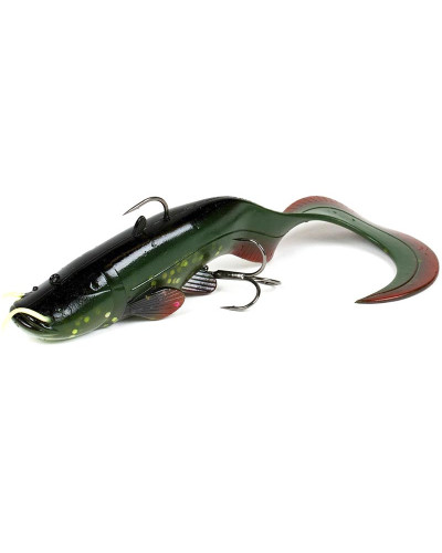 Віброхвіст DAM Effzett RL Catfish Curl Tail 200 mm #Green