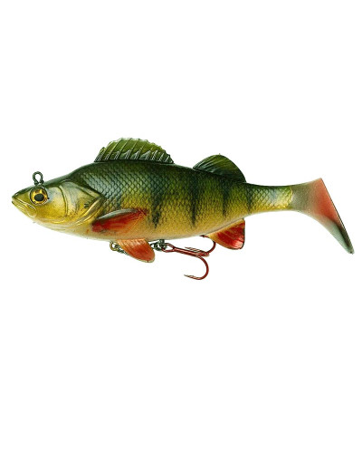 Силиконовый воблер DAM Effzett Natural Perch Paddle Tail 140 mm #Perch