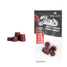 Набір грузиків Mikado Jaws Quick Change Spiral Weight (5,10,15,20г)