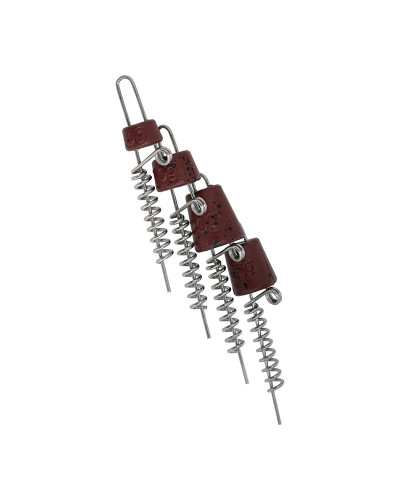 Набір штопорів з грузиками Mikado Jaws Quick Change Spiral 60mm (5,10,15,20г)