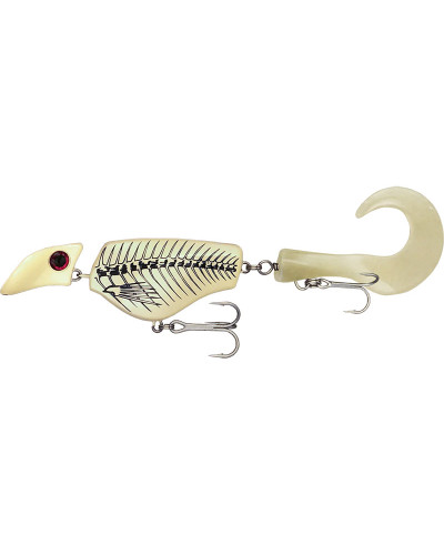 Воблер Headbanger Tail 9" Floating 23см 48г #Bone