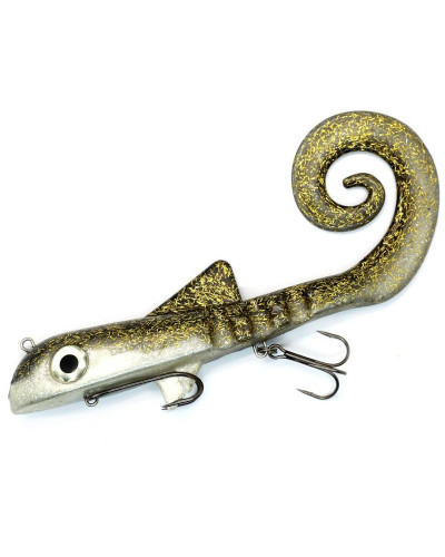 Віброхвіст Dragon Helix pro 100g 9" 22,5 cm HX100D-01-871 Pearl/Clear Smoked 
