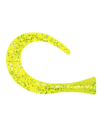 Набір хвостів Strike Pro Guppie Tail Spare EG-208T #Chartreuse Glitter