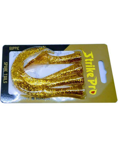 Набір хвостів Strike Pro Guppie Jr. EG-208AT #Gold Glitter