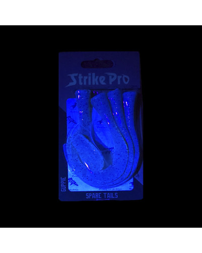 Набір хвостів Strike Pro Guppie Jr. EG-208AT #Gold Glitter