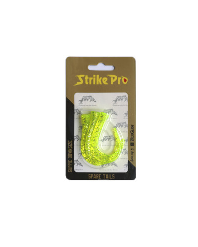 Набір хвостів Strike Pro Guppie Downsize  EG-208BT #Chartreuse Glitter
