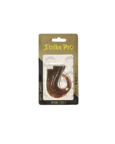 Набір хвостів Strike Pro Guppie Downsize EG-208BT #Motor Oil Glitter