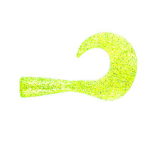 Набір хвостів Strike Pro Wolf Tail Jr. EG-175TC #Chartreuse Glitter