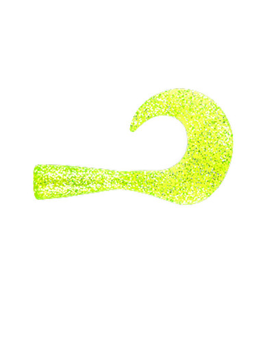 Набор хвостов Strike Pro Wolf Tail Jr. EG-175TC #Chartreuse Glitter