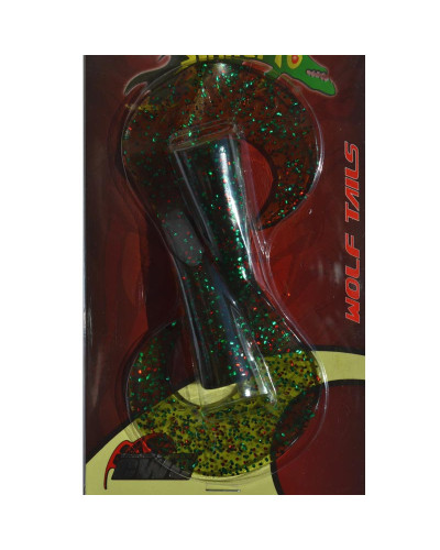 Набір хвостів Strike Pro Wolf Tail Jr. EG-175TC #Mossgreen Glitter