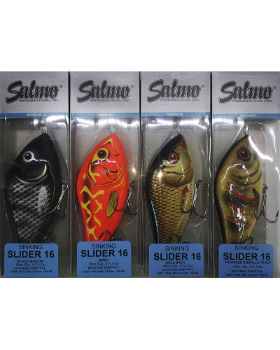 Воблер Salmo Slider Sinking Limited Edition 16 cm #Wounded Emerald Perch