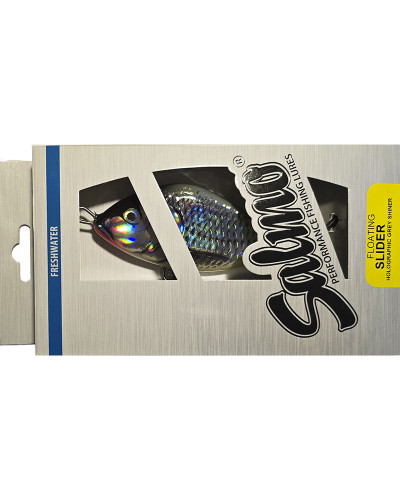Воблер Salmo Slider Floating 100mm 36g #Holographic Grey Shiner Воблер Salmo Slider Floating 100mm 36g #Holographic Grey Shiner