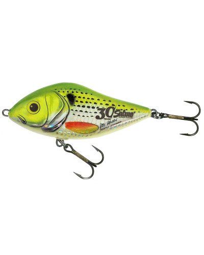 Воблер Salmo Slider Sinking 120mm 70g #Holo Green Striper