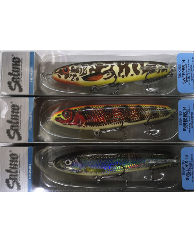 Воблер Salmo Sweeper Sinking 140mm 50g #Holo Red Perch