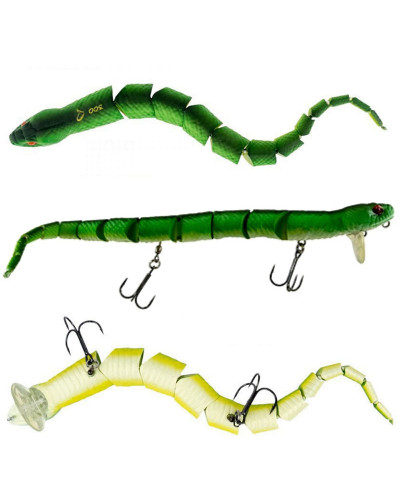 Воблер Savage Gear 3D Snake 300mm 57g #Green Snake