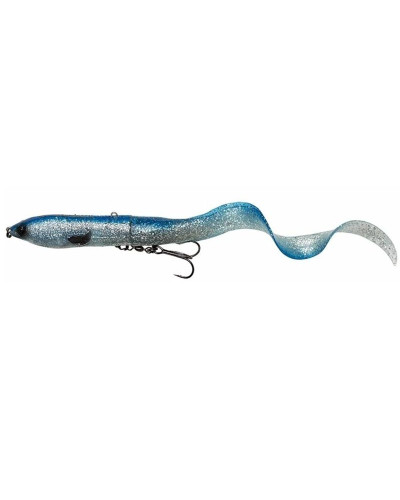 Воблер Savage Gear 3D Hard Eel V2 17cm 50g 2+1 #Blue Silver