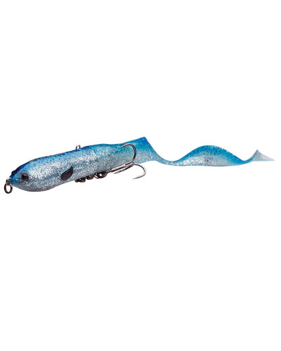 Воблер Savage Gear 3D Hard Eel V2 17cm 50g 2+1 #Blue Silver