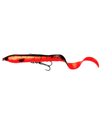 Воблер Savage Gear 3D Hard Eel V2 17cm 50g 2+1 #Red N Black