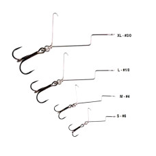 Оснастка Savage Gear Ofset Treble Hooks M #4 (3шт./уп.)