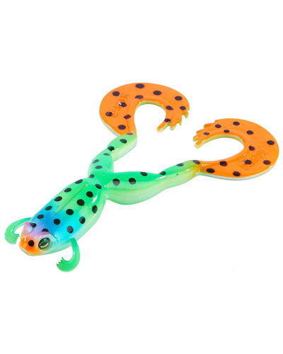 Віброхвіст Balzer Shirasu Clone Frog 16cm 32g #Spice Rainbow