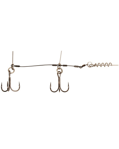 Оснастка BFT Srainless Nylon Coated Tandem Stinger Rig #1