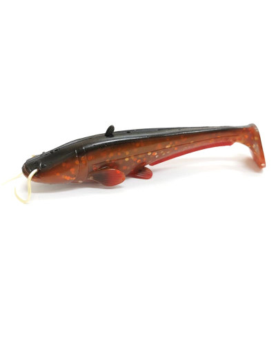 Віброхвіст DAM Effzett RL Catfish Loose Body 250 mm #Brown