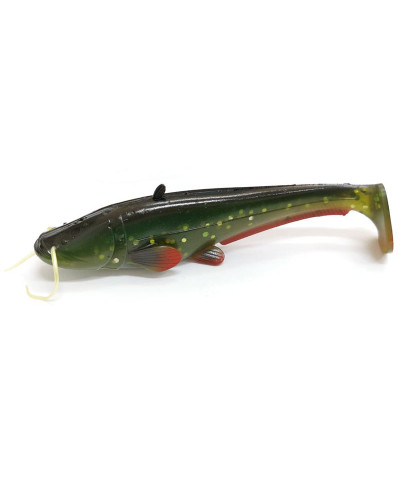 Віброхвіст DAM Effzett RL Catfish Loose Body 250 mm #Green