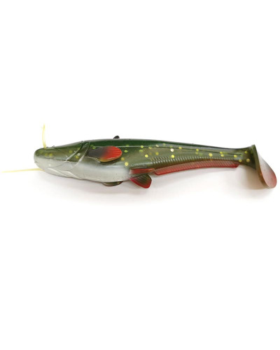 Віброхвіст DAM Effzett RL Catfish Loose Body 250 mm #Green