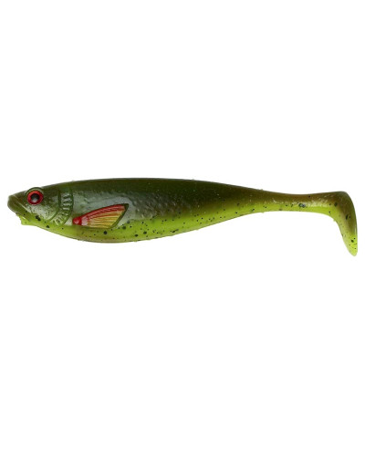Віброхвіст DAM Effzett Strike Shad 17 cm #Motoroil Chartreuse