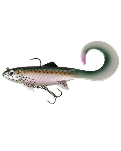 Віброхвіст DAM Effzett Pike Seducer Curl Tail 23 cm #Rainbow Trout