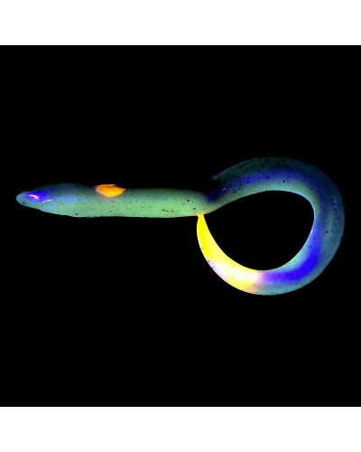 Виброхвост Savage Gear 3D LB Real Eel 15 cm #21-Green Red Pearl Eel