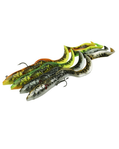 Віброхвіст Savage Gear 4D Real Eel 20 cm #Olive Pearl PHP