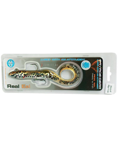 Віброхвіст Savage Gear 4D Real Eel 20 cm #Olive Pearl PHP