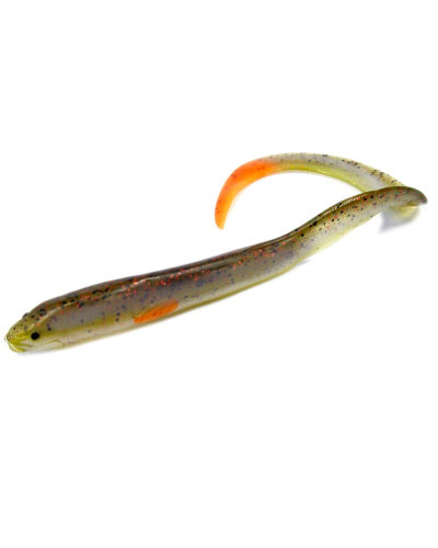 Виброхвост Savage Gear 3D LB Real Eel 15 cm #21-Green Red Pearl Eel