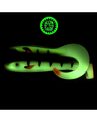 Віброхвіст Svartzonker McRubber The Glow Series 25+34cm 98+116g #Glow Sea Perch
