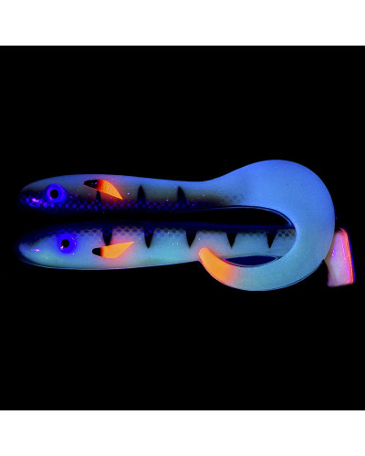 Віброхвіст Svartzonker McRubber The Glow Series 25+34cm 98+116g #Glow Sea Perch