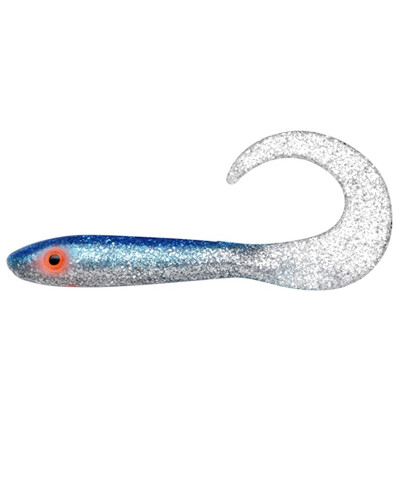 Віброхвіст Svartzonker McRubber Tail 23 cm #C0-Blue Silver Glitter