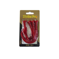 Набір хвостів Strike Pro Guppie EG-208T #Red Glitter