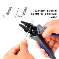Кліщі обжимні для подвійних трубочок BOOMS Fishing CP4 Crimping Pliers with Cutter 18,2cm