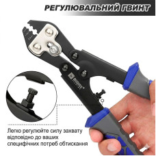 Кліщі обжимні для подвійних трубочок BOOMS Fishing XW42 Fishing Crimping Pliers 22,3cm