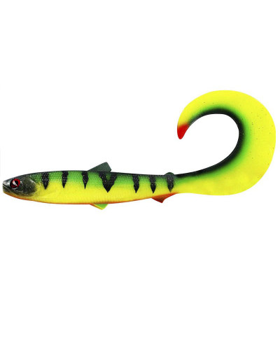 Виброхвост Westin Bullteez Curltail 21 cm #Tiger Perch