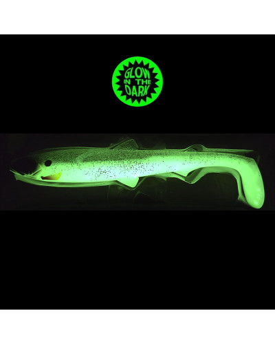 Віброхвіст Westin Bullteez Shadtail 18cm 53g #Glow Ghost Hunter