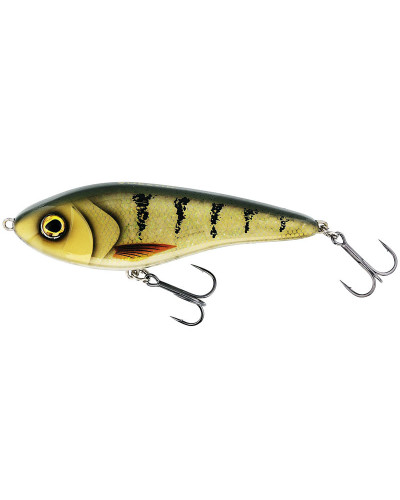 Воблер Westin Jerk 14cm 65g Sinking #3D Amber Perch