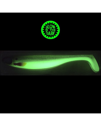 Віброхвіст Westin ShadTeez Slim 18cm 33g #Glow Ghost Hunter