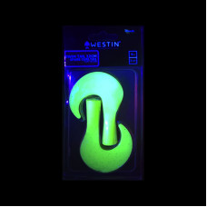 Набір змінних хвостів Westin Swim Tail 12cm Spare Curltail #Fluo Yellow (2шт./уп.)